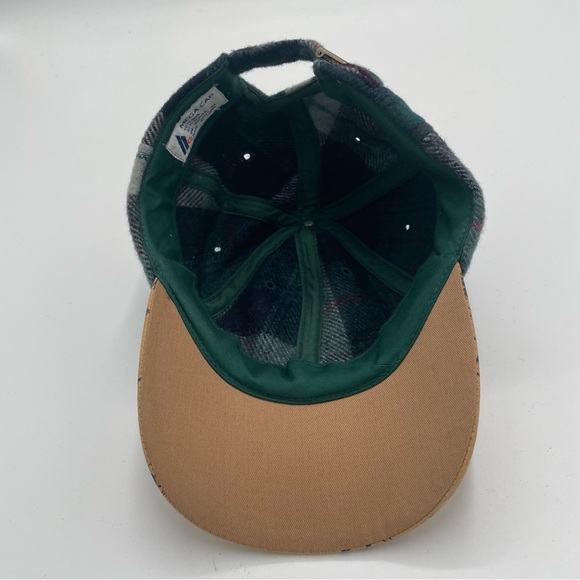 Vintage Flannel mega cap Animal Print Hat - Picture 3 of 4